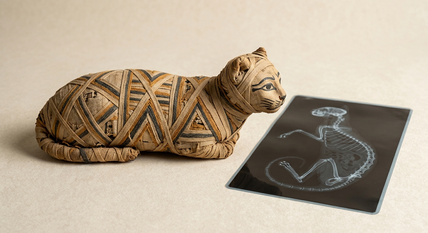 Illustration: Some Egyptian animal mummies were deliberately killed for the religious market