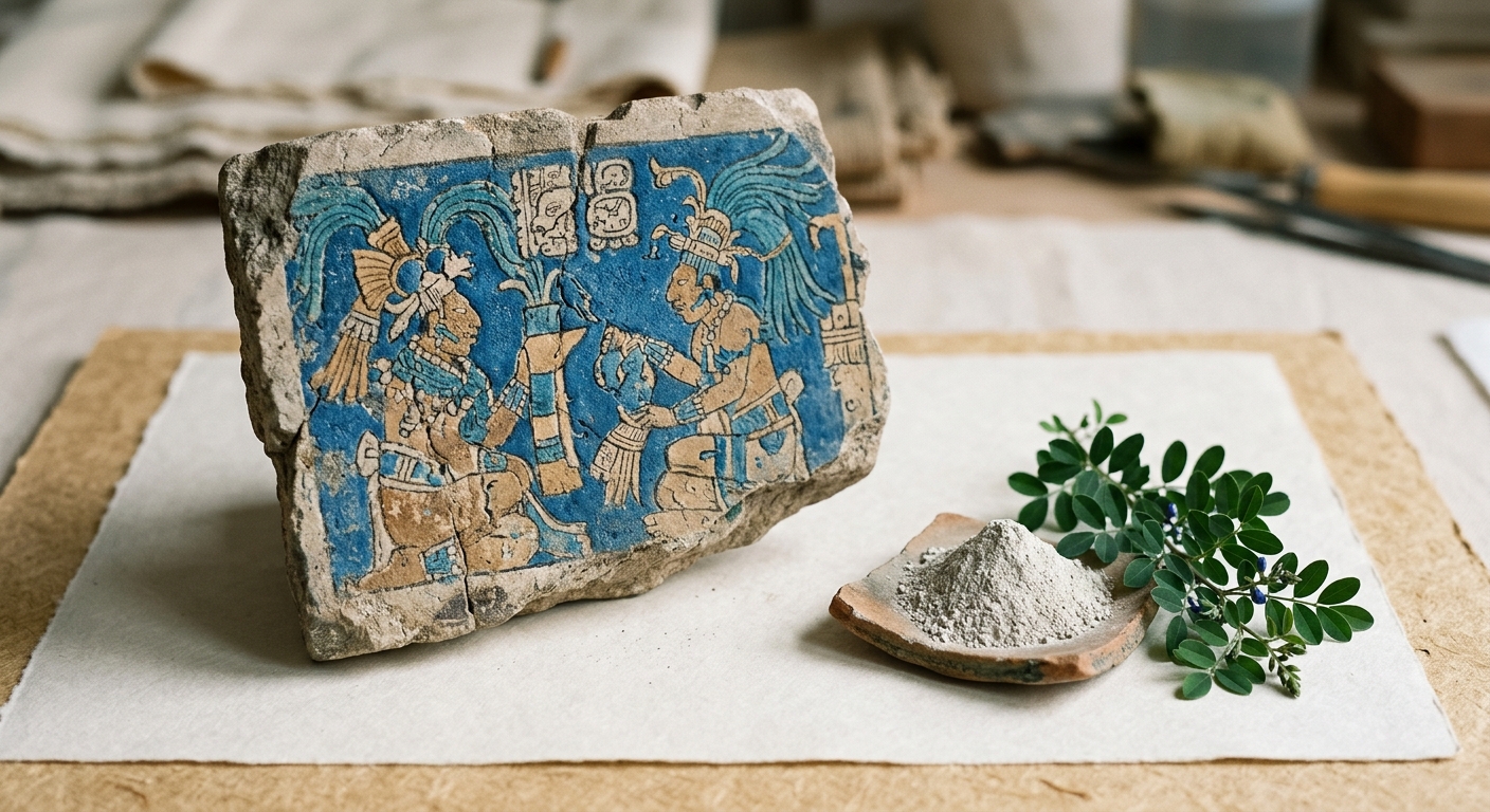 Illustration: Maya Blue is essentially an ancient hybrid nanomaterial