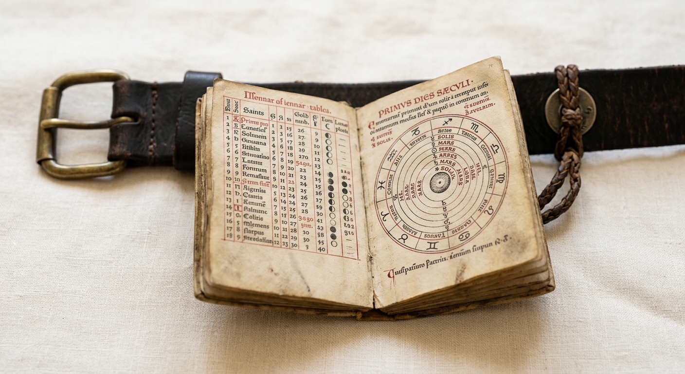 Illustration: Medieval doctors could carry a medical database on their belt