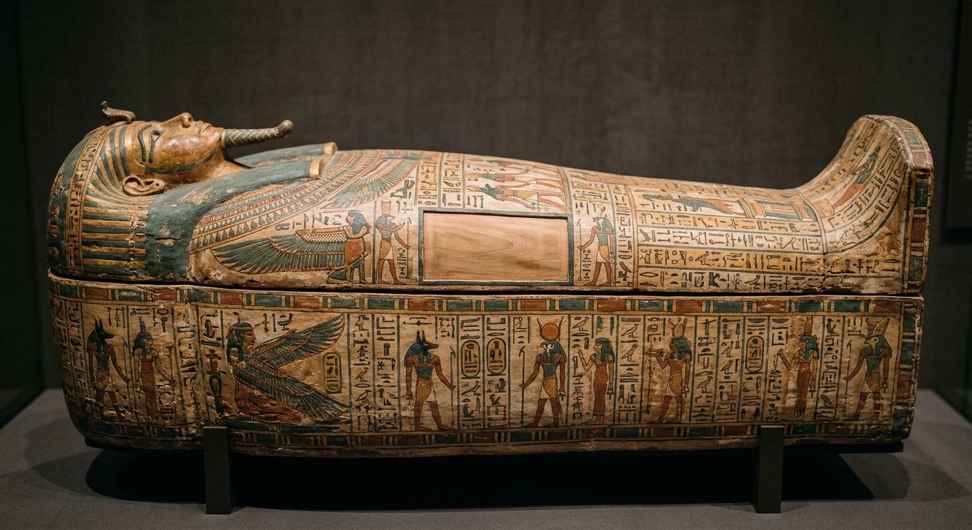 Illustration: Ancient Egyptian coffins could be produced before anyone knew who would use them