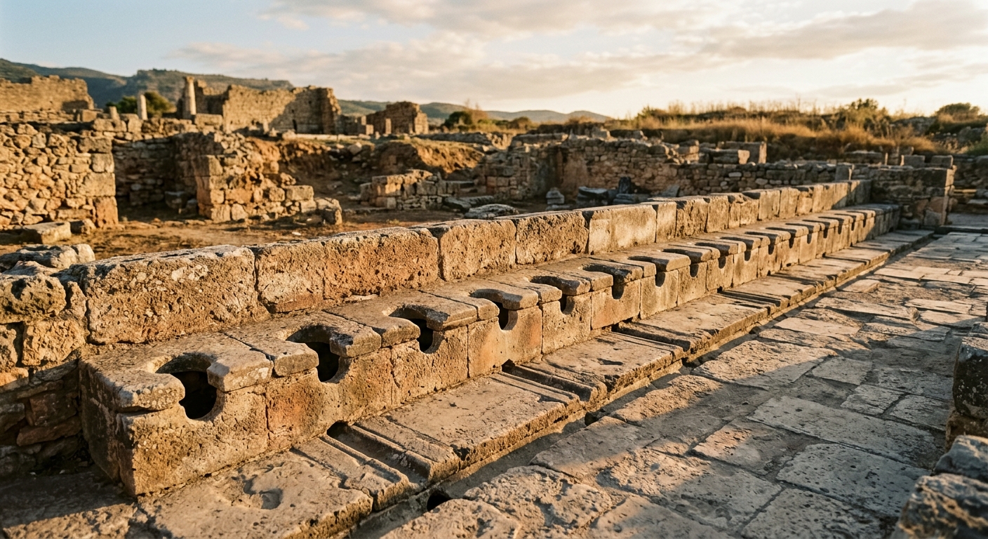 Illustration: Roman toilets and baths did not necessarily make Romans healthier