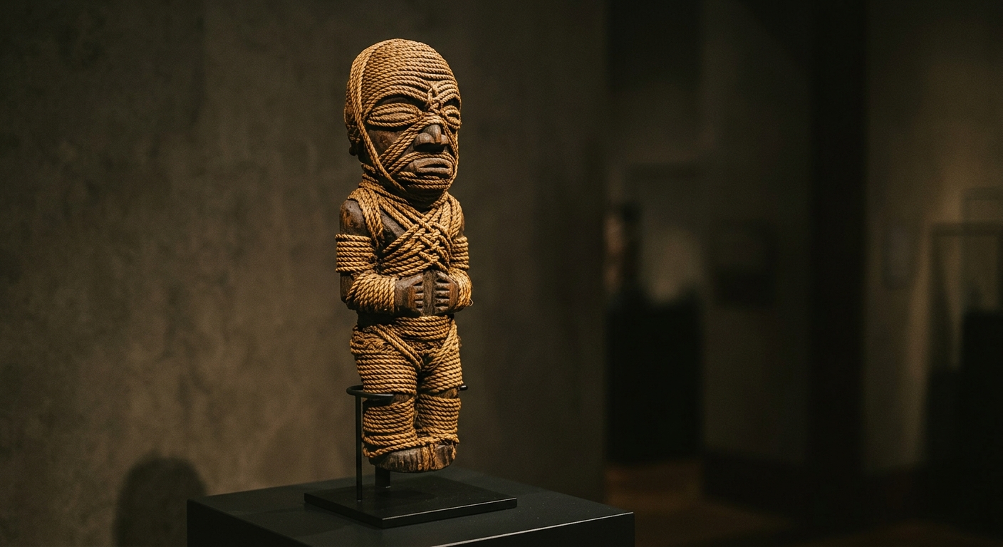 Illustration: Some Polynesian god images were given a fibre “skin”