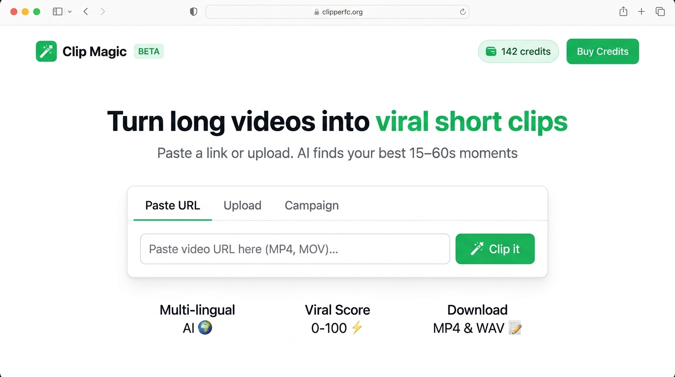 Paste your video URL
