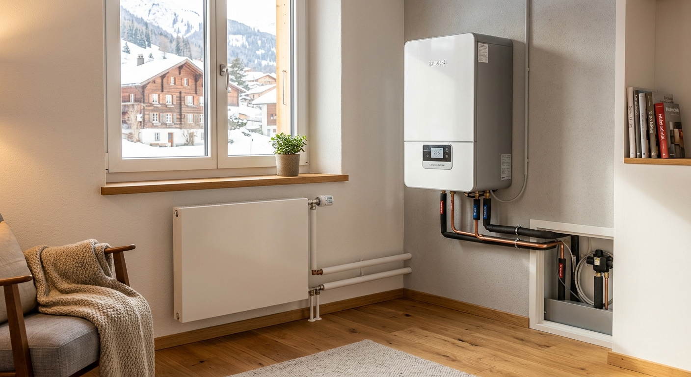 Modernes Heizsystem – sauber und professionell installiert