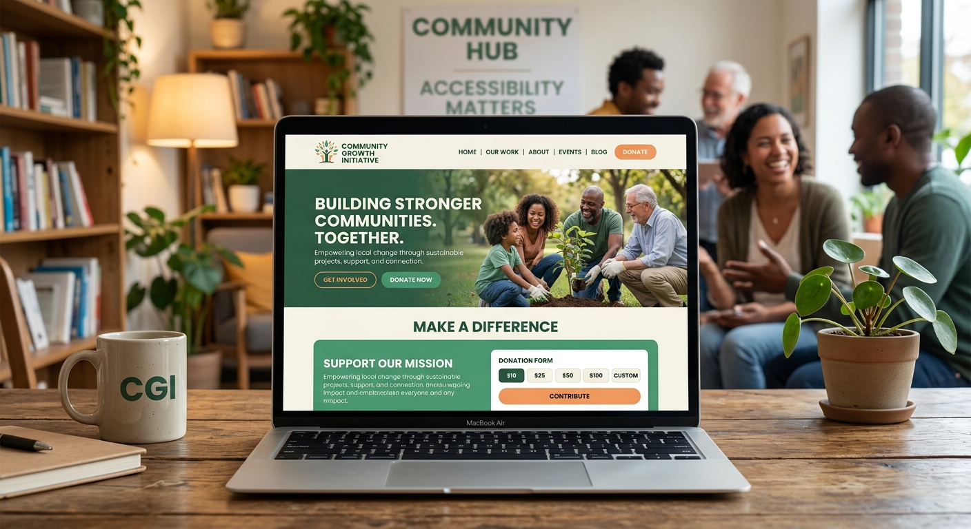 Non-Profit Organization — website screenshot preview