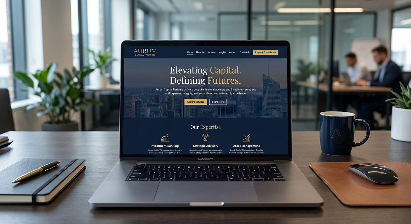 Corporate Website — website screenshot preview