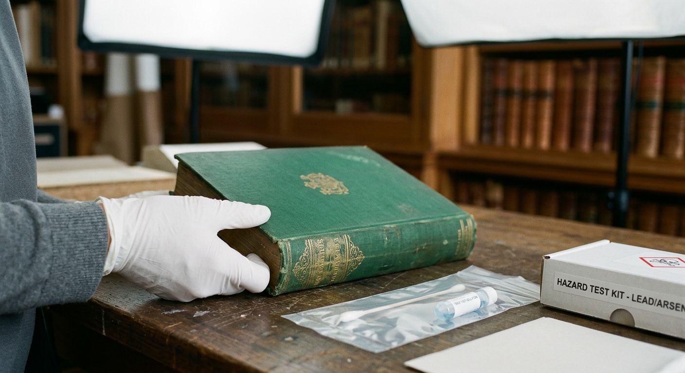 Illustration: Some old books are literally poisonous
