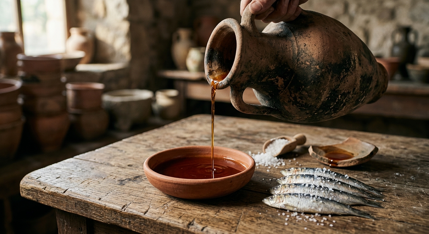 Illustration: Roman fish sauce may have helped parasites travel through the Empire