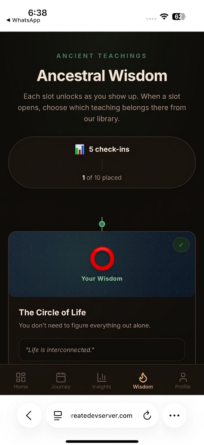 Guided by Indigenous Wisdom screenshot