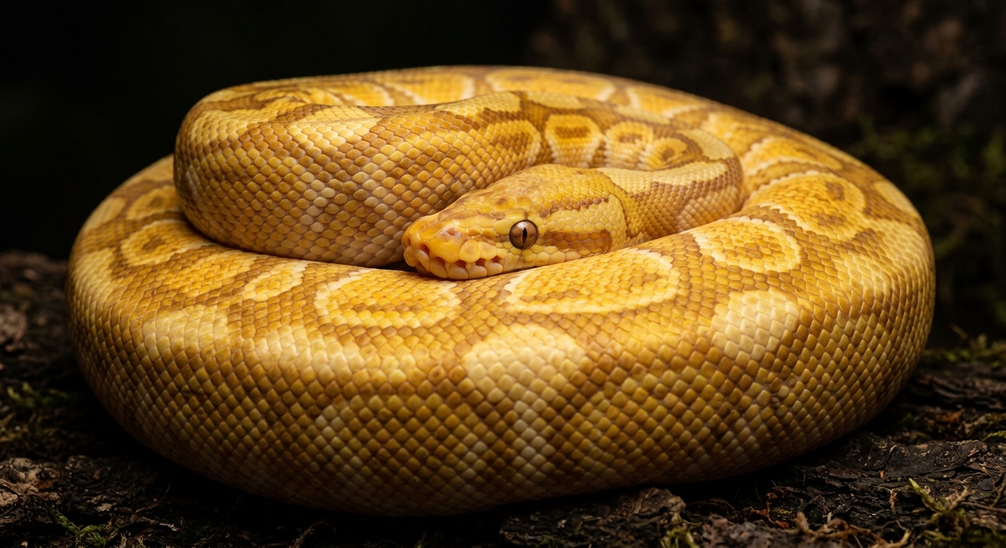 Een ball python is kalm, fascinerend en verrassend onderhoudsvriendelijk