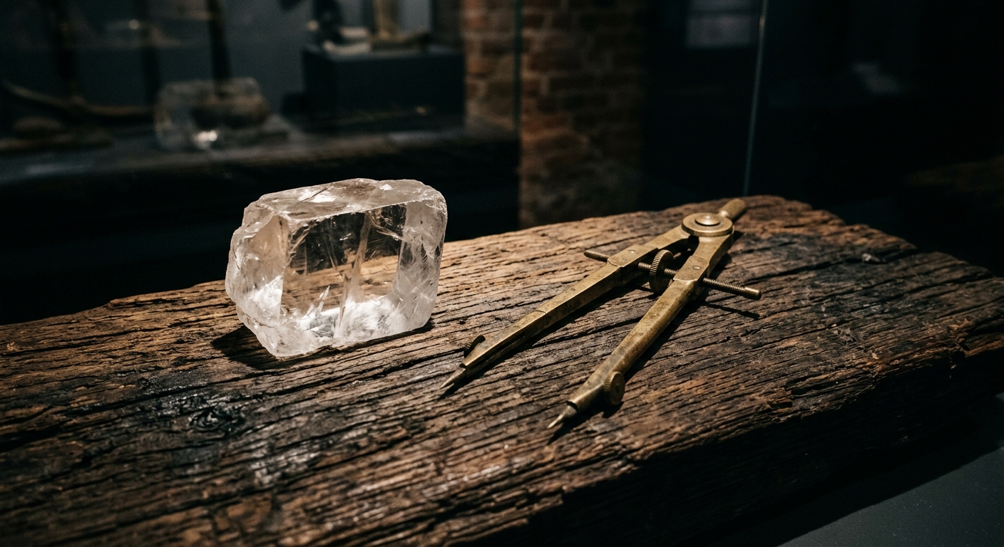 Illustration: A crystal found in an Elizabethan shipwreck may be a legendary Viking navigation stone