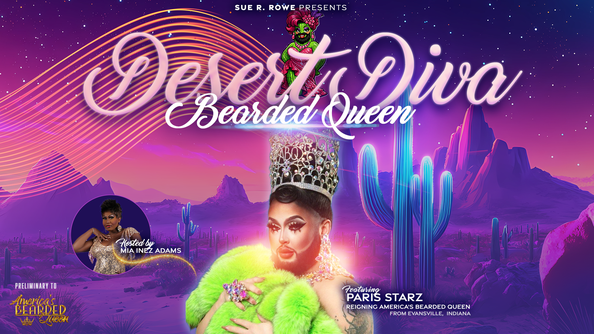 Desert Diva Bearded Queen